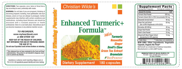 Christian Wilde's Enhanced Turmeric + Formula
